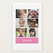Pastel Pink Aangepaste foto - Aangepast op maat Planner (Voorkant)