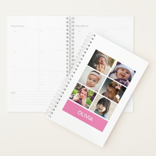 Pastel Pink Aangepaste foto - Aangepast op maat Planner (Display)
