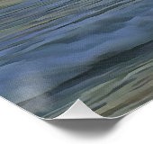 Pastel Pink and Blue Dalyan Beach Sunset Poster (Hoek)