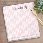 Pastel Pink and Grey Stationery Suite for Women Notitieblok<br><div class="desc">Een mooi en vrouwelijk ontwerp dat perfect is voor elk meisje of zelfs een bruid. Als u punten rond moet bewegen,  klik op het ontwerpgebied om veranderingen aan te brengen.</div>