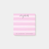 Pastel Pink and Grey Stationery Suite for Women Post-it® Notes (Voorkant)
