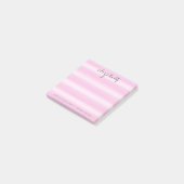 Pastel Pink and Grey Stationery Suite for Women Post-it® Notes (Schuin)