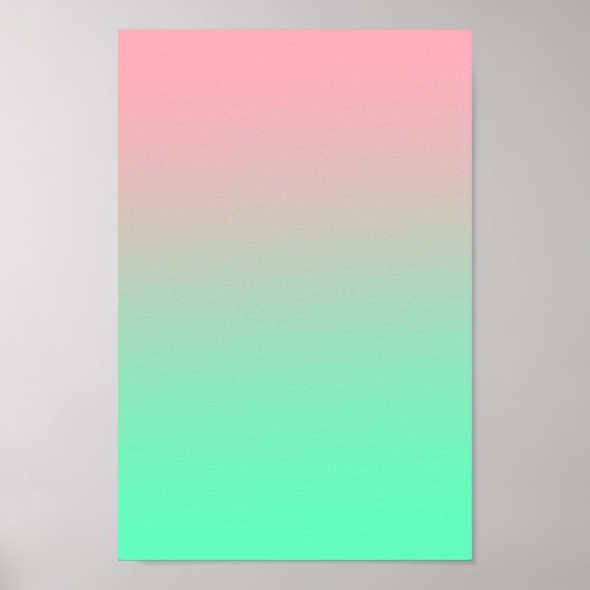 Pastel pink and pale green should always be seen poster (Voorkant)