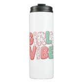 Pastel Pink and Teal Girly Aesthetic Thermosbeker (Voorkant)