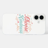 Pastel Pink and Teal Inspirational Message Case-Mate iPhone Case (Achterkant (horizontaal))