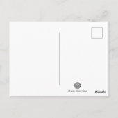 Pastel Pink Art Deco 1920s Mode Illustratie Po Briefkaart (Achterkant)