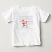 Pastel Pink “B” Monogram Ballerina (Voorkant)