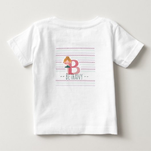 Pastel Pink “B” Monogram Ballerina (Achterkant)