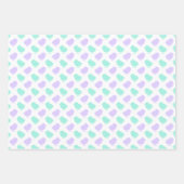 PASTEL PINK BLAUW PAARSE GROENE EASTER EASTER EICG INPAKPAPIER VEL (Voorkant 3)