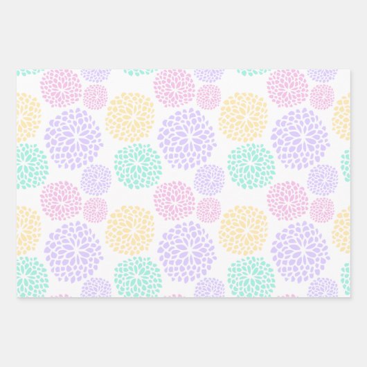 PASTEL PINK BLAUW PAARSE GROENE EASTER EASTER EICG INPAKPAPIER VEL (Voorkant 2)