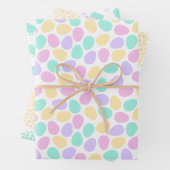 PASTEL PINK BLAUW PAARSE GROENE EASTER EASTER EICG INPAKPAPIER VEL (In situ)