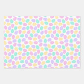 PASTEL PINK BLAUW PAARSE GROENE EASTER EASTER EICG INPAKPAPIER VEL (Voorkant)