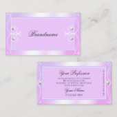 Pastel Pink Blue Sparkle Diamonds  Ornamenten Visitekaartje (Voorkant / Achterkant)