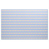 Pastel Pink Blue Yellow Argyle Patroon Stof (Yard (91,4 cm))