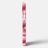 Pastel Pink Bubble Texture iPhone Case for Women (Achterkant / Links)