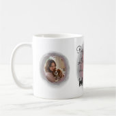 Pastel Pink Cavalier Watercolor Custom Photo Koffiemok (Links)