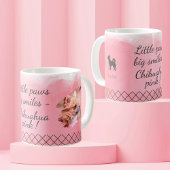 Pastel Pink Chihuahua - Personalized Photo & Name Koffiemok
