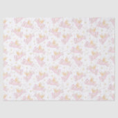 Pastel Pink Christmas Angel Tissuepapier (Voorkant)