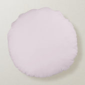 Pastel Pink Christmas Santa Rond Kussen (Achterkant)