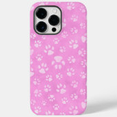 PASTEL PINK DOG PAWS Case-Mate iPhone CASE (Achterkant)