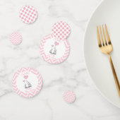 Pastel Pink Elephant Personalized Baby Girl Confetti (Groep)