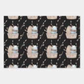 PASTEL PINK EN BLAUWE EASTER-EIEREN INPAKPAPIER VEL (Voorkant)