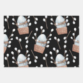 PASTEL PINK EN BLAUWE EASTER-EIEREN INPAKPAPIER VEL (Voorkant 2)