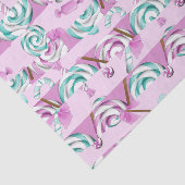 PASTEL PINK EN GROENE LOLLIPOPS TISSUEPAPIER (Detail)