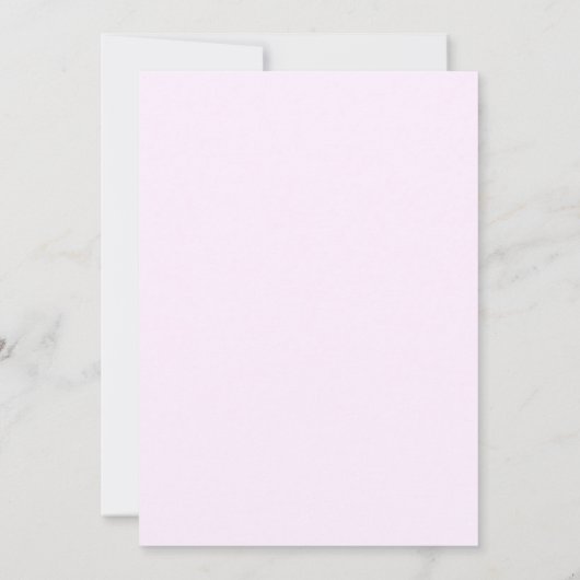 Pastel Pink en Paarse Moderne Weddenschap Kaart (Achterkant)