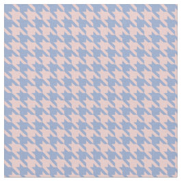 Pastel Pink en Sky Blue houndstooth Stof