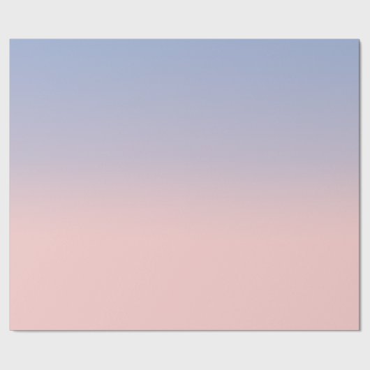 Pastel Pink en Sky Blue ombre Cadeaupapier (Zoom)
