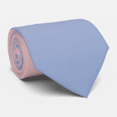 Pastel Pink en Sky Blue ombre Stropdas (Opgerold)