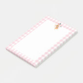 Pastel Pink Farmhouse Pset met kerstmis Post-it® Notes (Schuin)