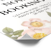 Pastel Pink Floral Business Poster (Hoek)