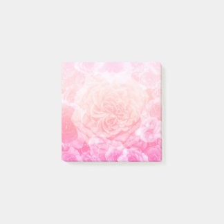 Pastel Pink Floral Ombre Post-it® Notes