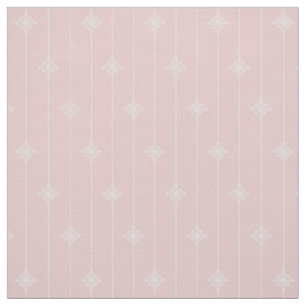 Pastel Pink Floral Pattern Stof