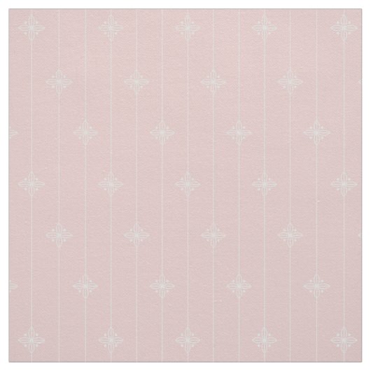 Pastel Pink Floral Pattern Stof (Swatch)