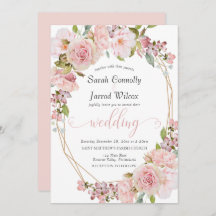 Pastel Pink Floral Weddenschap