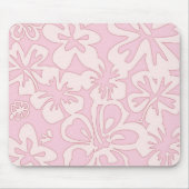 Pastel Pink Flower Art Muismat (Voorkant)