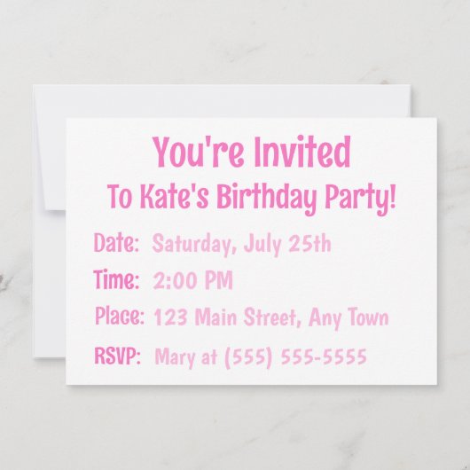 Pastel Pink Gingham Pattern Kaart (Achterkant)