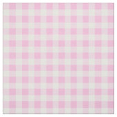 Pastel Pink Gingham Pattern Stof (Swatch)
