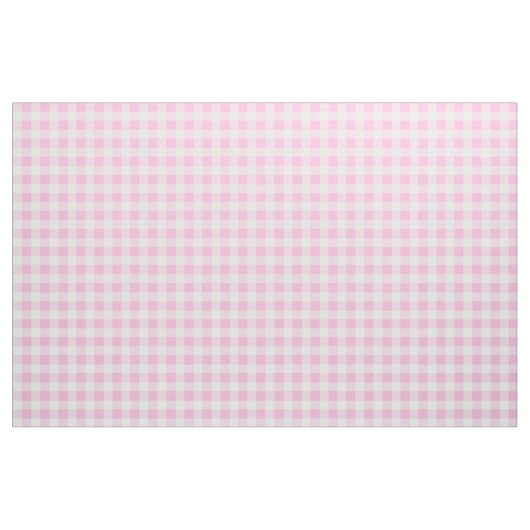 Pastel Pink Gingham Pattern Stof (Fat Quarter)