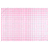 Pastel Pink Gingham Pattern Tafelkleed (Voorkant (Horizontaal))