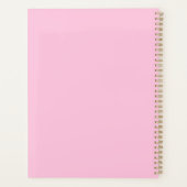 Pastel Pink Girl Boss Babe Business Eigenaar Planner (Achterkant)