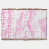 Pastel Pink Girly Clouds Decor Deken (Voorkant)