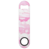 Pastel Pink Girly Clouds Decor Speed Flessenopener (Achterkant)