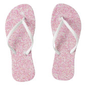 Pastel Pink Glitz en Glam Teenslippers (Voetbed)