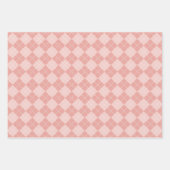 PASTEL PINK & GRAY HOLIDAY WINTER NORDIC PATTERNEN INPAKPAPIER VEL (Voorkant)