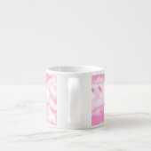 Pastel Pink Happy Clouds-decoratie Espresso Kop (Achterkant)