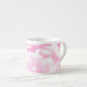 Pastel Pink Happy Clouds-decoratie Espresso Kop (Voorkant rechts)